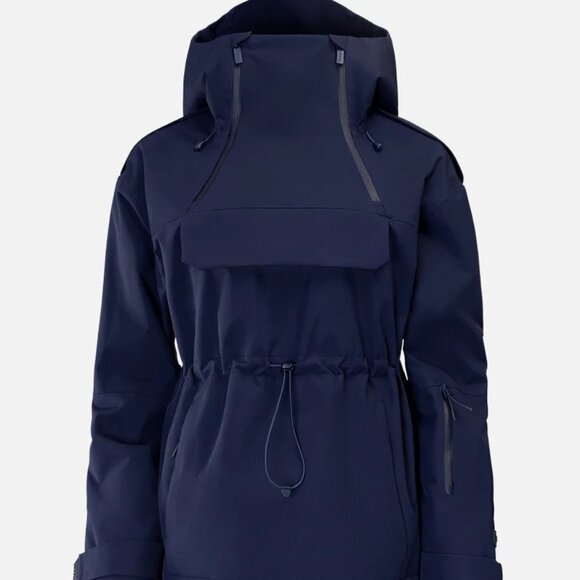 Halfdays NWT Ronne Snowboard Jacket Size S Navy - Picture 3 of 4